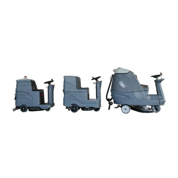 Low Noise Ride On Floor Scrubber Dryer For Hospitals / Sports Centers