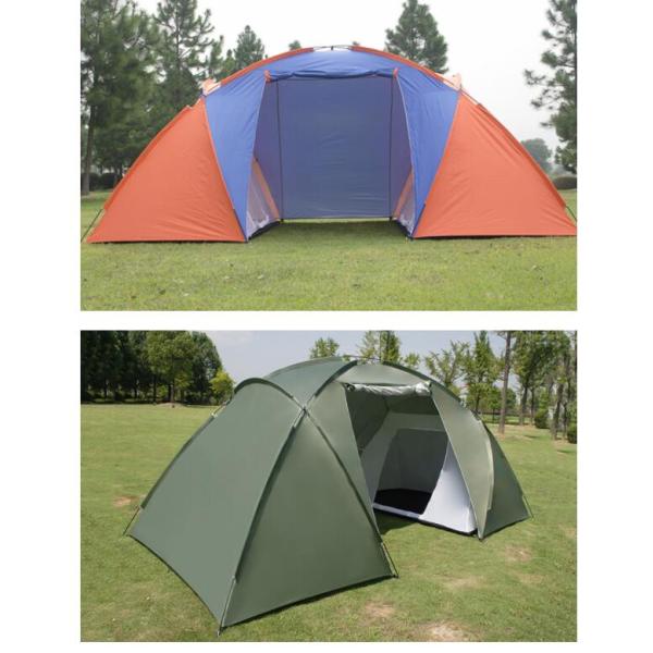 Hot Selling Two Rooms One Hall POP-Up Camping Tent with Carry Bag 4 to 6 Person Camping Tent(HT6069)