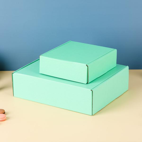 Clothing Gift Packing Cardboard Subscription Box Green Shipping Mailer Box
