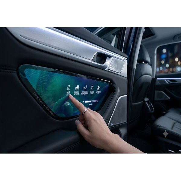 Premium PET Film with Dynamic Light-Shadow Effects Zero Ink-Peeling and High Thermal Stability for Automotive Interiors