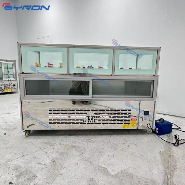 Merchandiser Cake Display Freezer Countertop Bakery Display Case Refrigerated