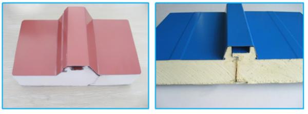 Weather Proof Insulated Sandwich Panel Galvanized Steel Material For Wall / Roof