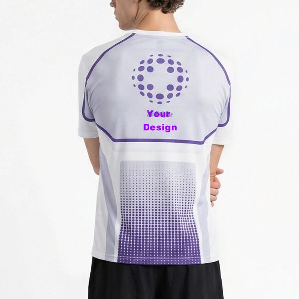 Custom Quick Dry Mesh Cycling T Shirts Breathable Sports Running Tee Custom Logo OEM ODM