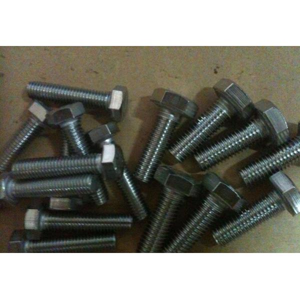 Grade 4.8 Stainless Steel Hex Head Bolts , Full Thread Bolts DIN 961 M30 Size