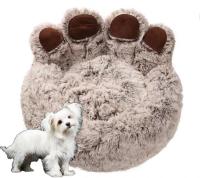 Manufacture Hot Sale Nice Quality Pet Winter Soft Warm Heating Nest Round Donut Pet Bed For Dog Cat