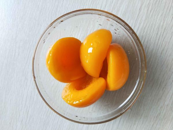 Halves Sweet Canned Yellow Peach In Syrup Canned Food , HACCP BRC Listed