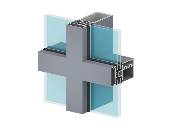 Custom Made Aluminium Glass Curtain Wall U Shape Aluminium Alloy Extrusions