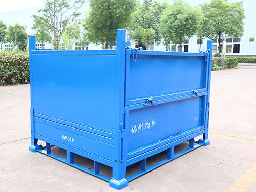 Замыкаемая клетка для хранения паллет Промышленные проволочные корзины Контейнеры из проволочной сетки