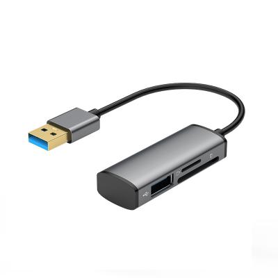 USB Un lecteur de carte OTG Hub avec adaptateur de câble d'extension pour carte mémoire SD Micro SD