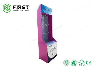 Exposição de gancho portátil personalizada reciclável do cartão da cópia de cor para acessórios do telefone