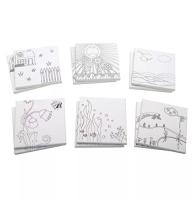 Beginner Friendly Pre Drawn Art Canvas Oil Painting Set Landscape Style for Kids
