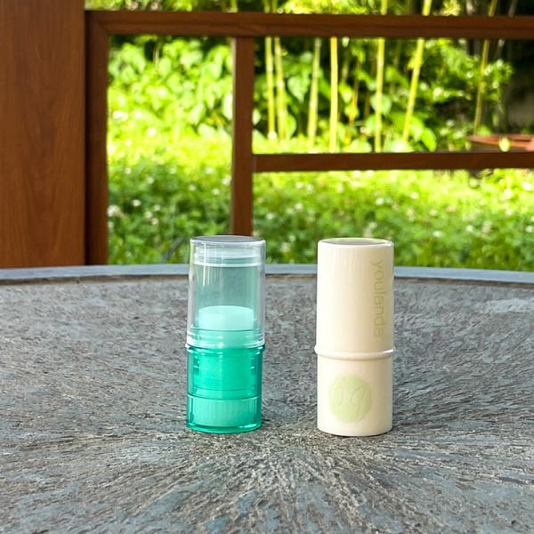 6g ABS 空のデオドラント 香りの棒容器