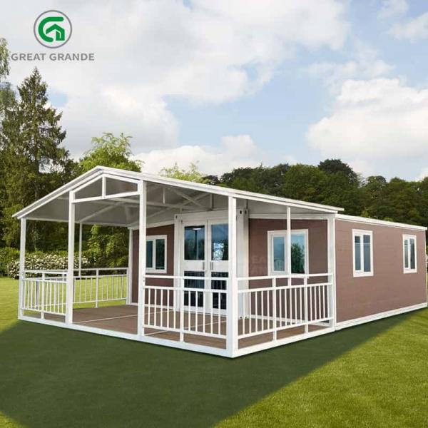 20FT Portable Expandable Homes Convenience Comfort Galvanized Steel Frame Composite Wall Panels