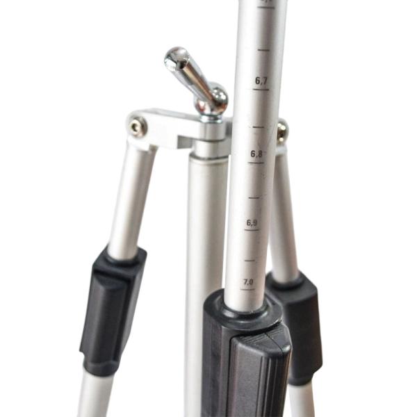 Total Station Prism Alignment Tripod GPS Measuring Tripod RTK Carbon Fiber Tripod Leica 2.15 Meter Tripod