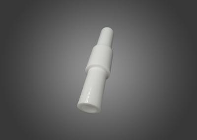 White Alumina Ceramic Parts , 99.7% Corundum Tube For High Temperature Tube Furnace