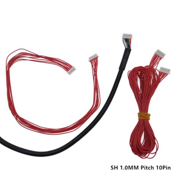 монтажная схема штепсельной вилки JST тангажа 10Pin 2.54mm женская электрическая