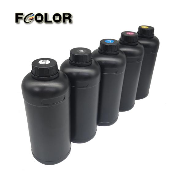 FCOLOR 1000ML High Adhesion Ricoh Gen6 UV Curable Ink for Ricoh Flatbed Print