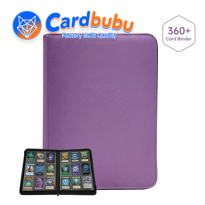 OEM Custom 360 Card Binder Manufacturer for Trading Card Game Brands MTG factory