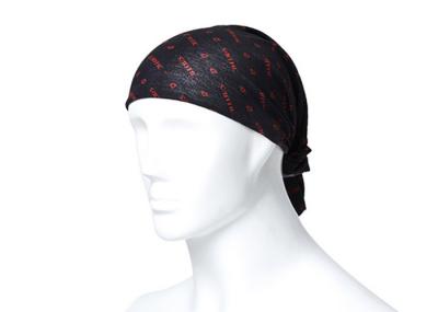 Polyester Skull  Multifunctional Headwear 25 * 50 CM Super Absorbent Bandana
