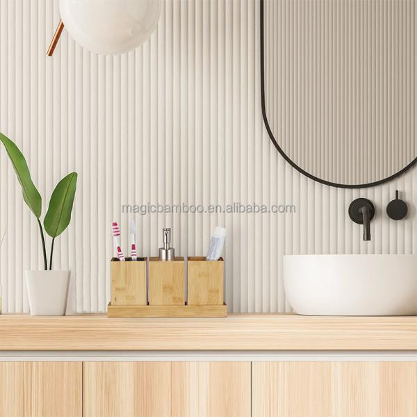 100% натуральный бамбук устойчивая зубная щетка держатель чашки мыло распределитель ванна набор