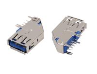 5000 MERGULHO longo do corpo do conector de USB 3,0 da vida de ciclos com o -55℃ à temperatura de funcionamento de +85°C