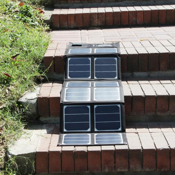 Suitcase Solar Panel Kit 40W 50W 60W Outdoor Camping Waterproof Folding Solar Panel Bag