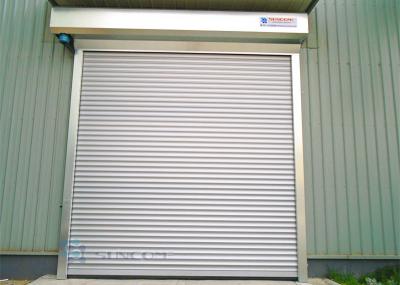 Galvanized Steel Security Door With Remote Control For Outdoor Use