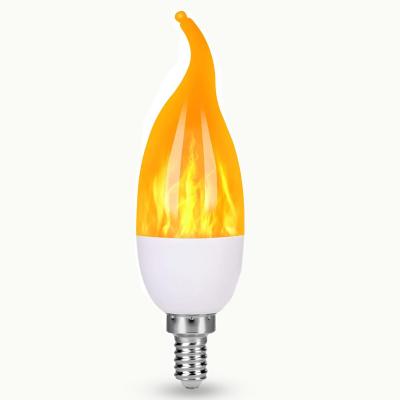 Halloween  E14 Simulated Fire Light Bulb Candelabra Night Light