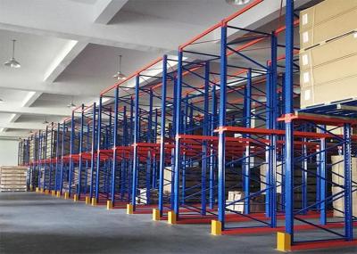 Safety Handling Drive Through Pallet Racking , Drive In Drive Through Racking System