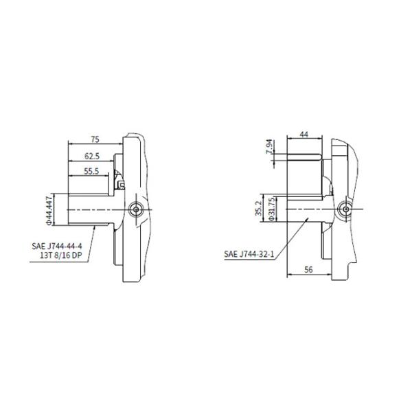 Trailer Hydraulic Power Control Unit With Cut-Off / Load Sense Control Electro-Proportional Torque