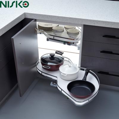 Kitchen Peanut Swing Magic Corner Cabinet Organizer Pull Out Rotating