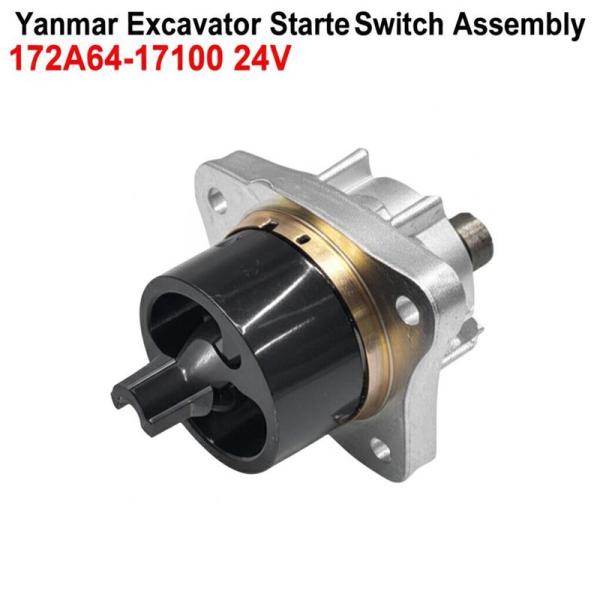 Ensemble interrupteur de démarrage pour excavatrice Yanmar 172A64-17100 24V
