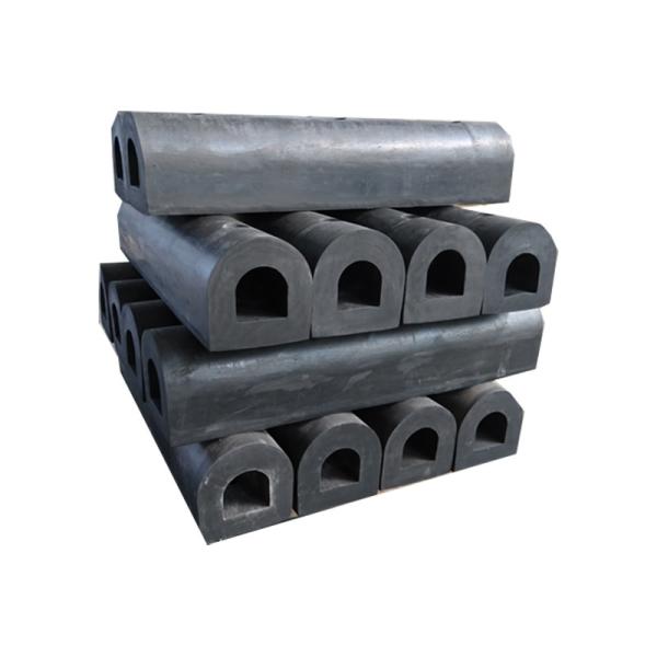 Natural Rubber Dock Protection Hollow D Rubber Fender with Different Sizes and Colours