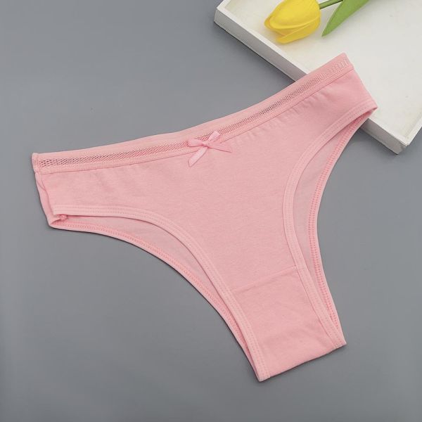 Women Bikini Panties Wholesale High Quality 95% Cotton Women Underwear Bikini 6 Colors Mix Bikini Type Underwear for Women
