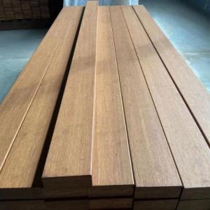 2.2m 2.4m 3.6m Bamboo Wood Decking Vertically Laminated With Moulding 2 Side
