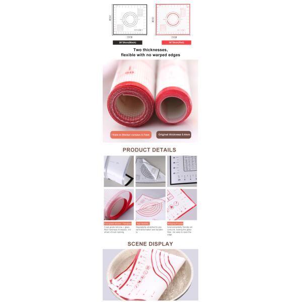Не ручка делая циновкой циновку высокотемпературного силикона печь
