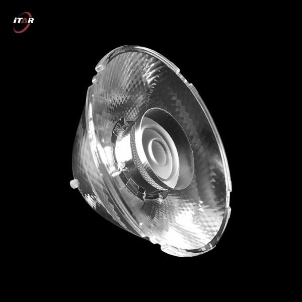 PMMA 22mm LED Optical Lenses Round Double Convex Structure For Flashlights