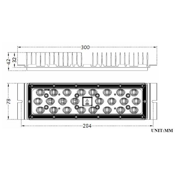 IP классифицируя СИД 50w уличного света галоида модуля СИД IP66 LUMILEDS 5050