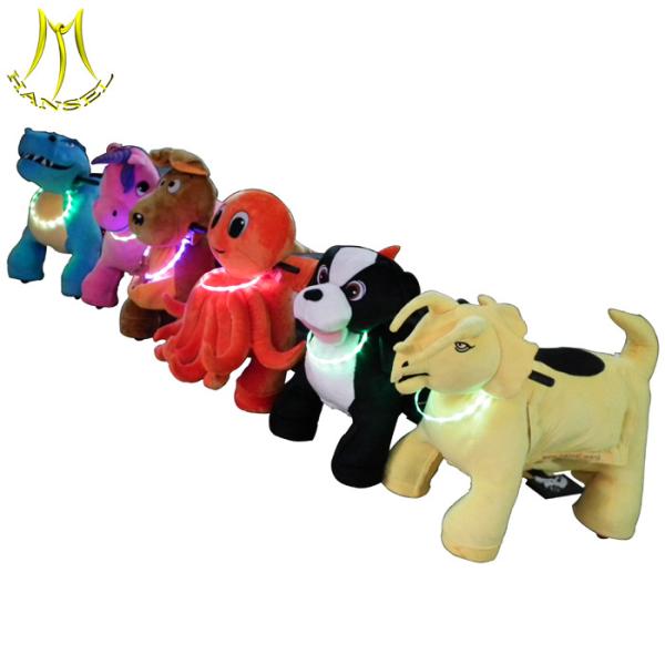 Hansel animal kid ride on toy for mall and stuffed ride on animal toy with arcade animal ride for mall