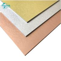 Matériaux de construction Aluminium brossé Acm 1220 mm Largeur feuille d'aluminium Acp
