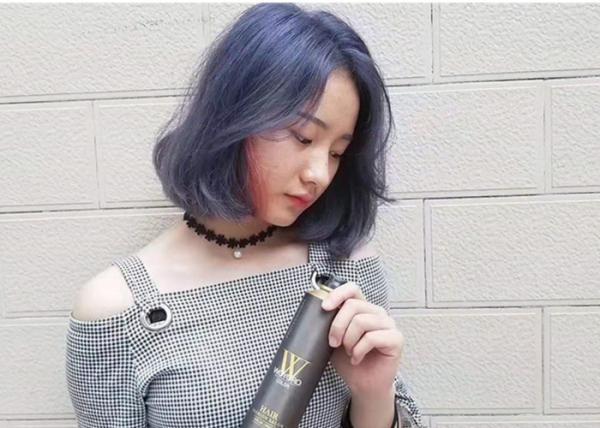 Keratin Permanent Water Resistant Cream For Hair Dye Less Damage Blue Color