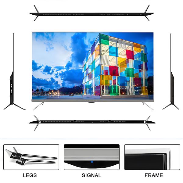 Android 14 15 Smart Tv Display Ultra HD 4K Uhtra Thin Bonding 43 50 55 65 75 85 Inch Smart Board Prices OLED TV