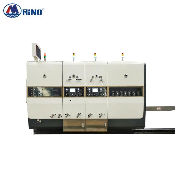 Furniture Carton Box 2 Color Flexo Printing Machine With Die Cutting
