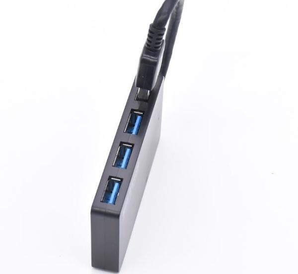 Ultra - Thin Four - Port USB 3.0 Desktop Hub For 5G High - Speed Splitter 5V