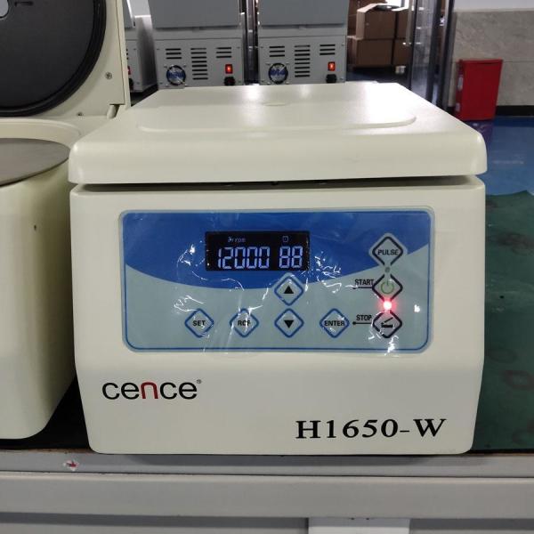 Centrifugador de alta velocidade H1650-W do certificado 16500rpm do CE micro