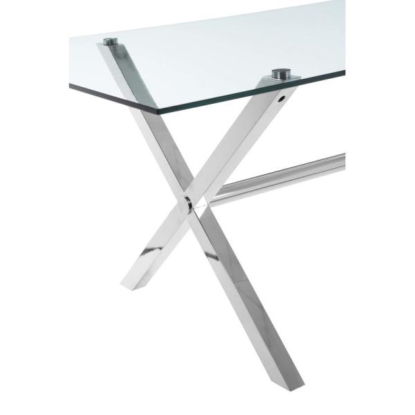 70KGS 150x90cm Modern Glass Table For Restaurant