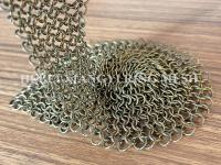 Modèle adapté aux besoins du client par Ring Mesh Curtain Stainless Steel With en bronze du maillon de chaîne en métal 3mm