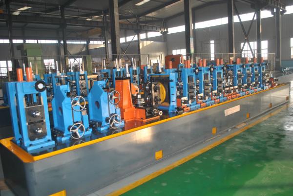 Steel Pipe Production Line 380V 440V 3-8mm Thickness PLC Control