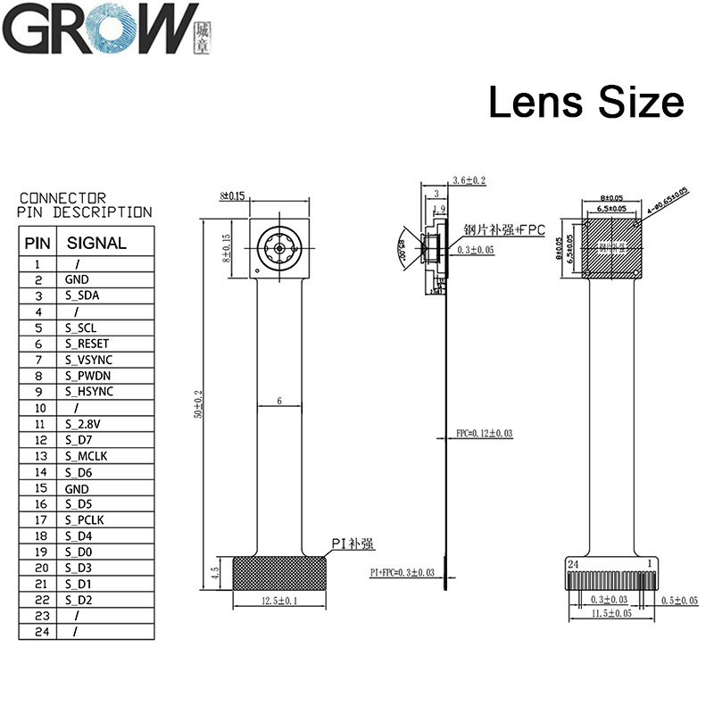 GROW GM802 Серия Маленький модуль сканера штрих-кодов DC3.3V USB/TTL232 Интерфейс 1D/2D QR Barcode Reader PDF417 для Arduino