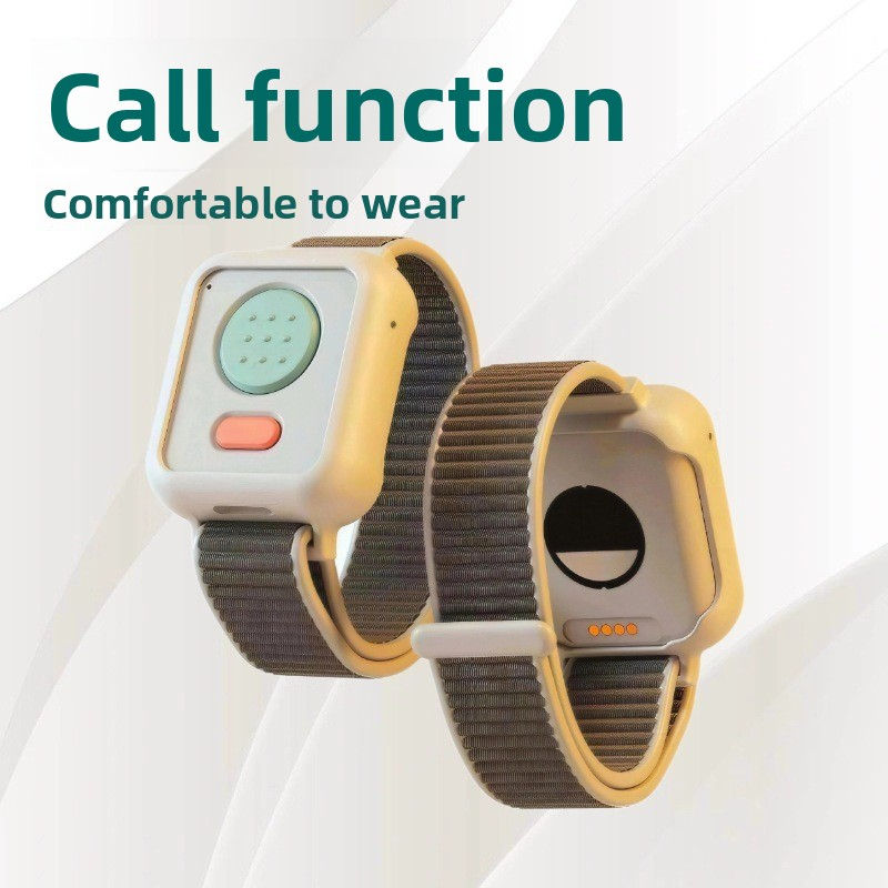 Best-selling Elderly Positioning Smart Bracelet Heart Rate Blood Oxygen Loss Prevention GPS Watch Push-to-talk Smart Pager